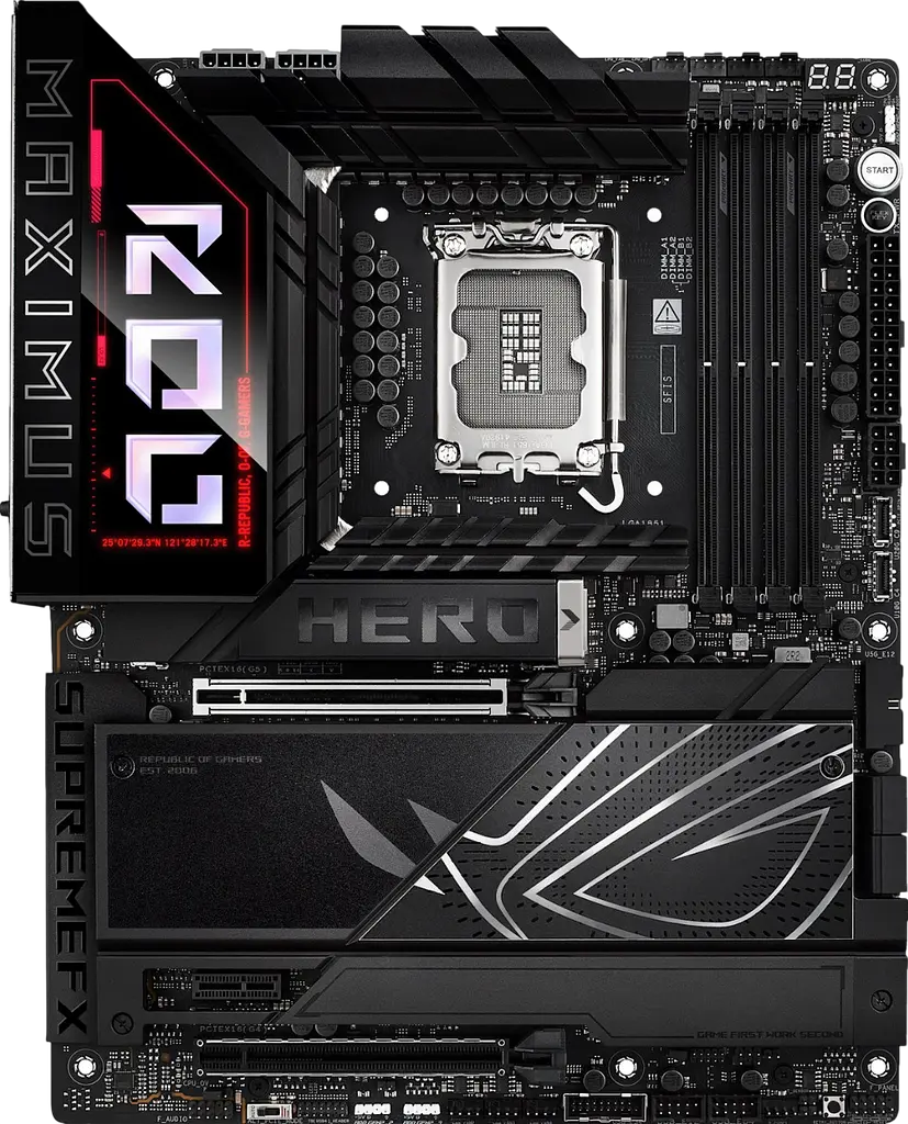 Материнська плата Asus Z890 ROG Maximus Hero LGA 1851 (ROG MAXIMUS Z890 HERO) - фото 2