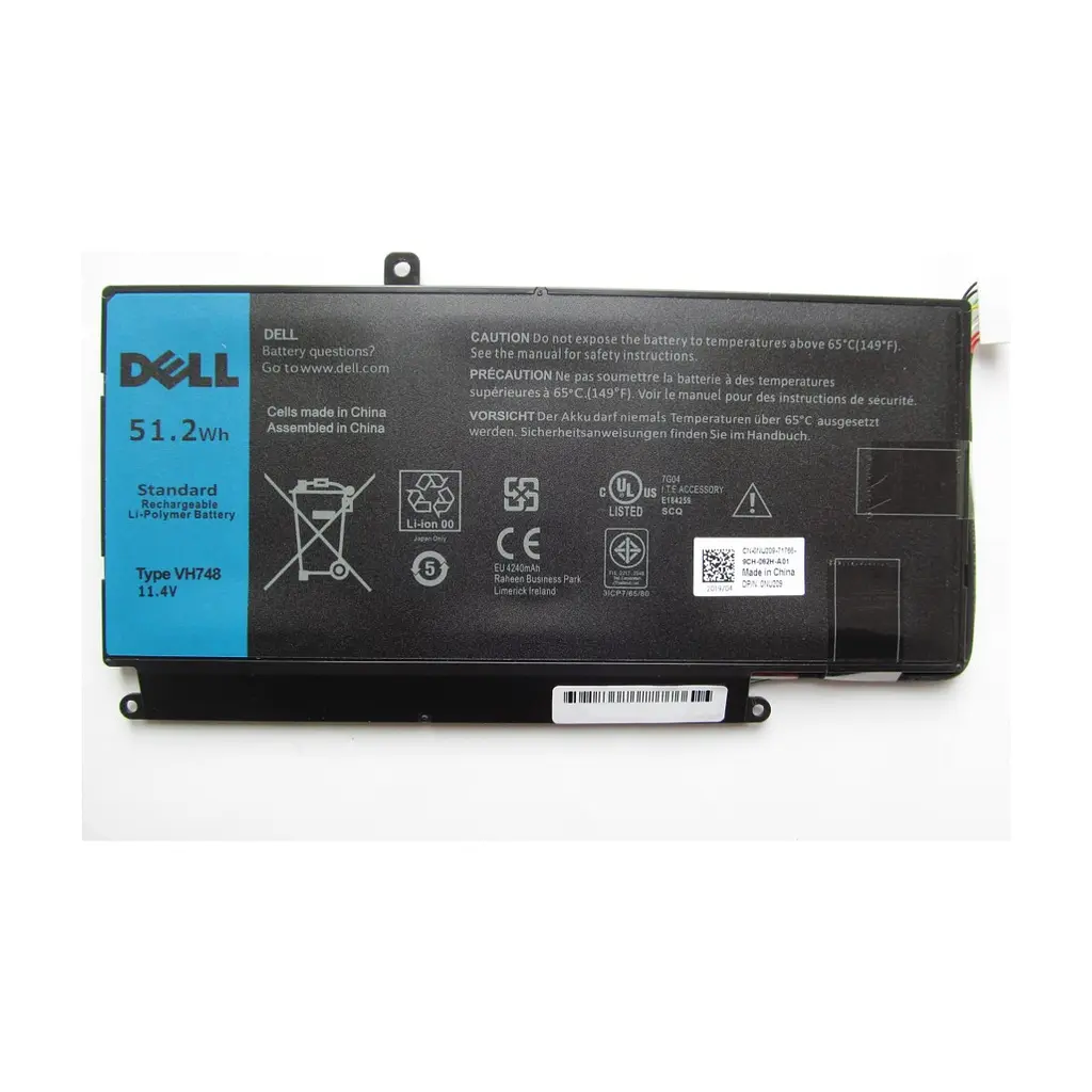 Акумулятор до ноутбука Dell Vostro 5470 VH748 51.2Wh (4500mAh) 6cell 11.4V Li-ion (A41997) - фото 3
