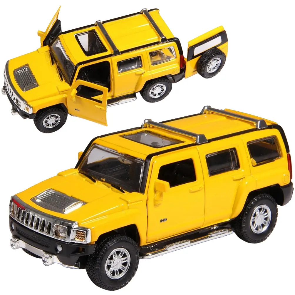 Іграшкова машинка з Метала Hummer H3 «Автопром» 1:32 - фото 2