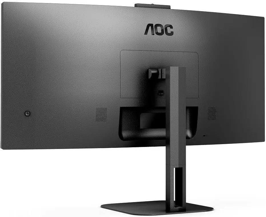 Монітор 34 вигнутий AOC CU34V5CW/BK WQHD 2560x1440 VA 100Гц 1 мс з колонками та USB-хабом чорний - фото 6