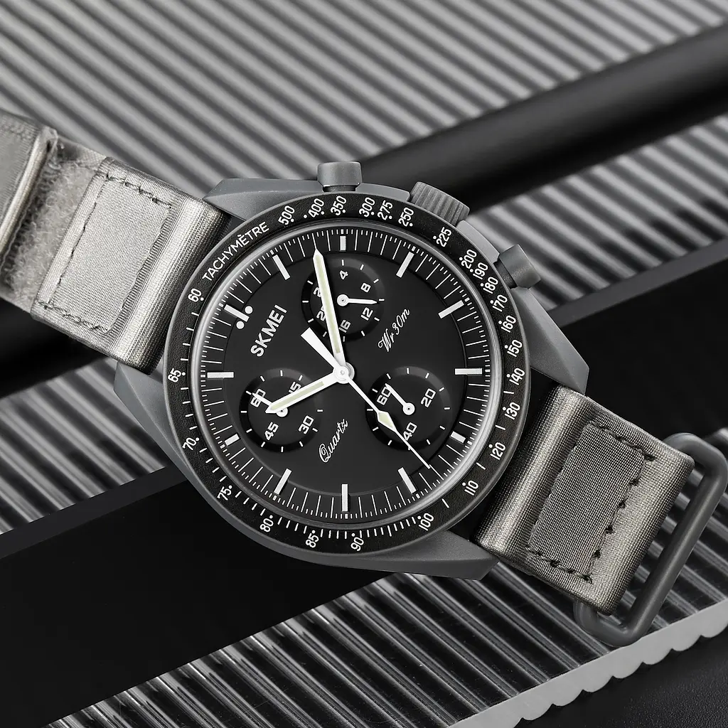 Часы наручные 1982DGYSI Dark Grey-Silver Skmei acs0030439 - фото 4