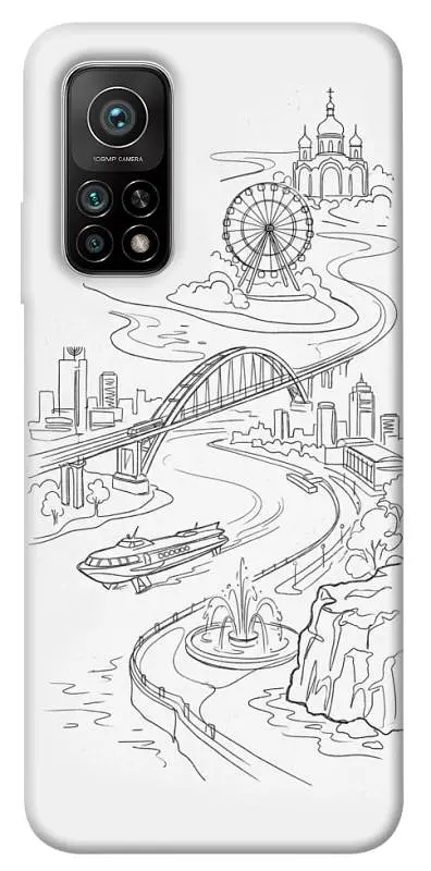 TPU чохол Demsky Dnipro spirit для Xiaomi Mi 10T