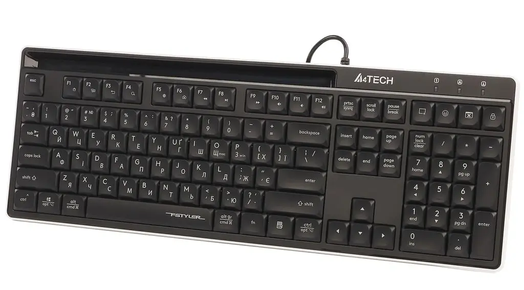 Клавіатура A4Tech Fstyler FX72 USB Black (FX72 (Black)) - фото 3