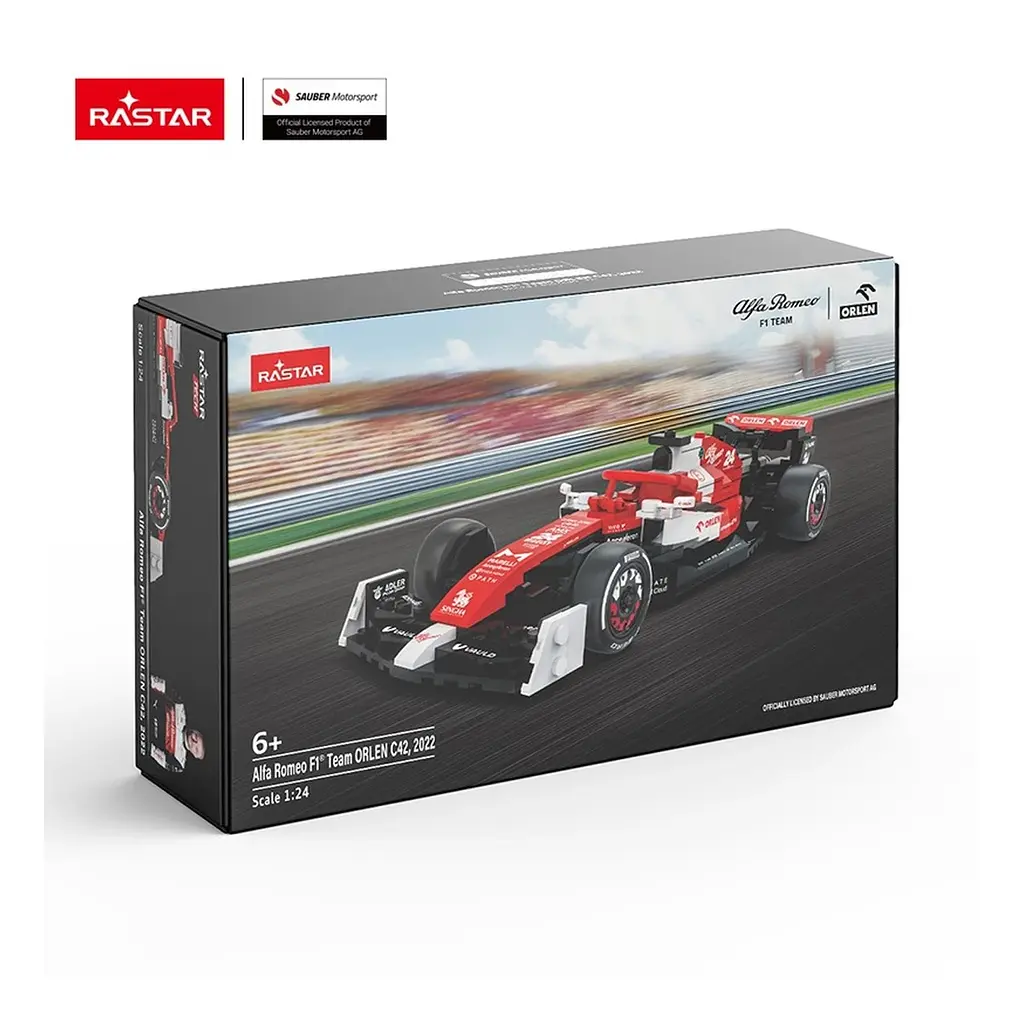 Конструктор RASTAR Alfa Romeo F1 C42 1:24 340 шт. красный 92300 - фото 7