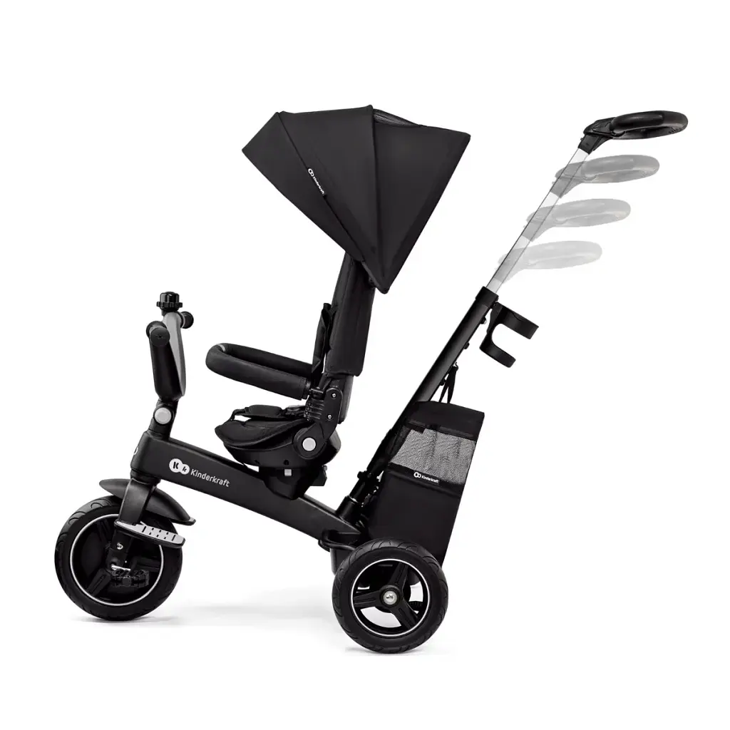 Велосипед трехколесный KiderKraft Easywist Black - фото 4