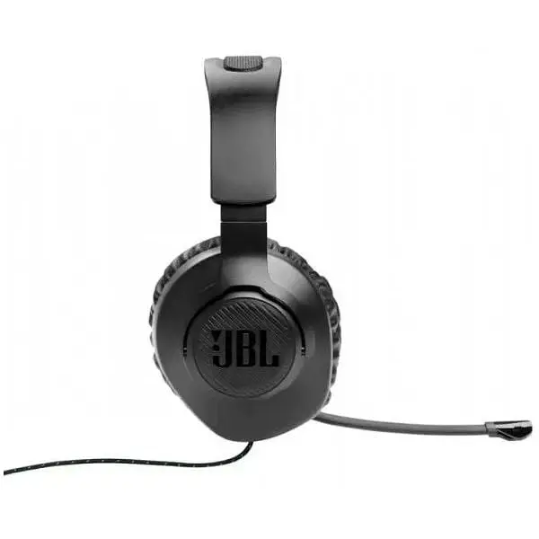 Наушники проводные с микрофоном JBL Quantum 100X (JBLQ100XBLKGRN) черные JBLQ100XBLKGRN - фото 4