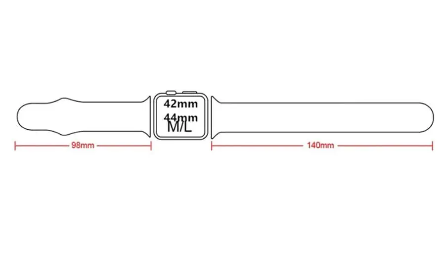 Спортивний ремінець Primo для Apple Watch 42 мм, 44 мм, 45 мм розмір L Dark-blue - фото 4