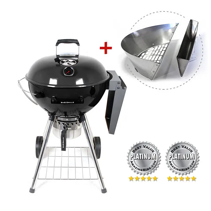 Гриль угольный Slow 'N Sear Kettle Grill 57 см - фото 5