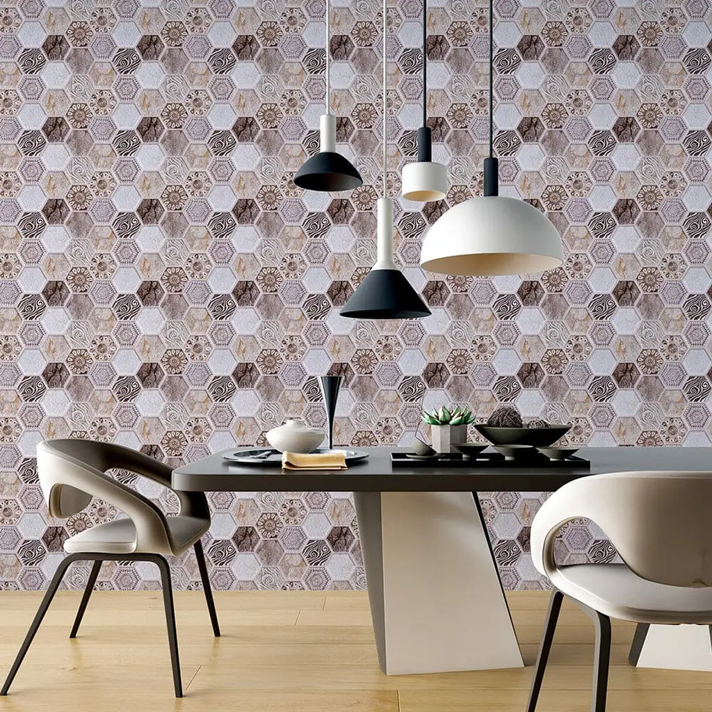 Декоративна ПВХ плитка Sticker Wall на самоклейці 275х285х4мм Вінтажна СПП-507 SW-00001136 - фото 5