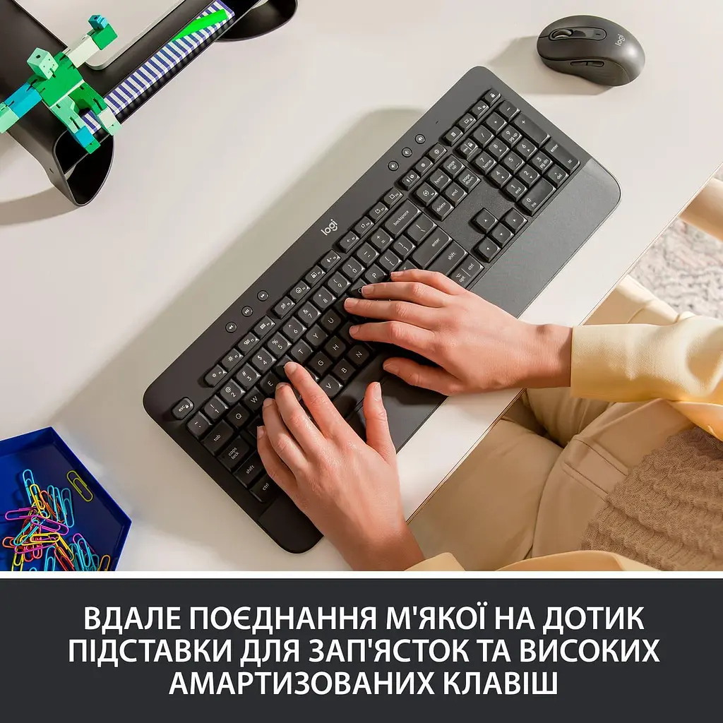 Клавіатура Logitech Signature K650 US Wireless Graphite (920-010945) - фото 2