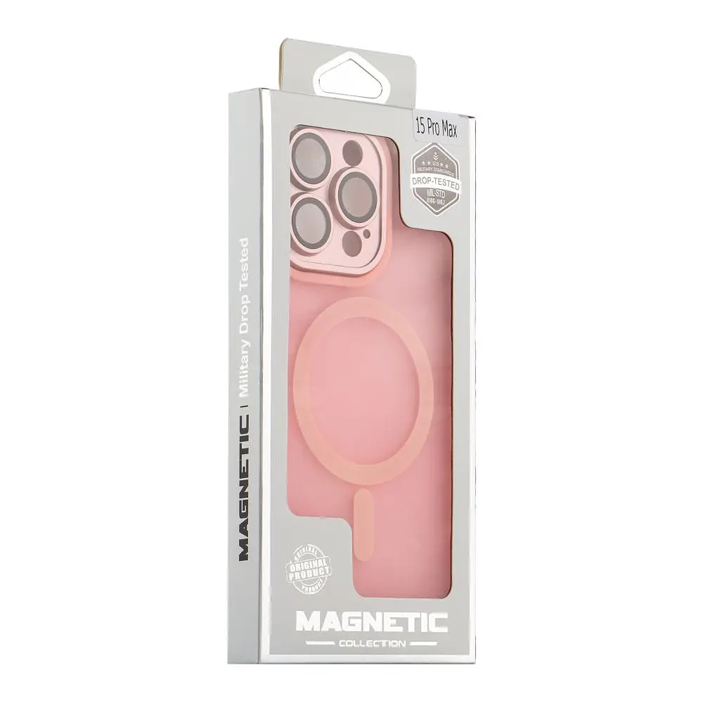Чохол-накладка Magnetic Camera Lens with Magsafe Apple iPhone 14 Pink (35211_3345340) - фото 3