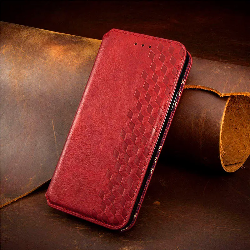 Чехол-книжка GETMAN Cubic Cover Case для Xiaomi Redmi Note 12 Pro 4G/ 11 Pro 4G/ 5G Red [96745] - фото 4