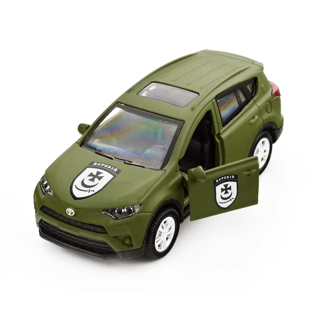Автомодель TechnoDrive Шеврони Героїв Toyota Pav4 Буревій (KM6198) - фото 7