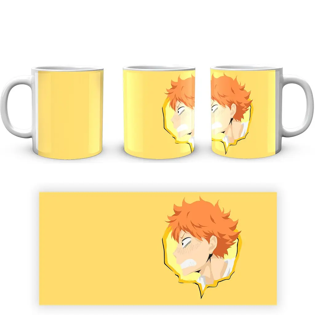 Кухоль GeekLand Haikyu!! Волейбол Хіната HK 001.24 330 мл білий - фото 3
