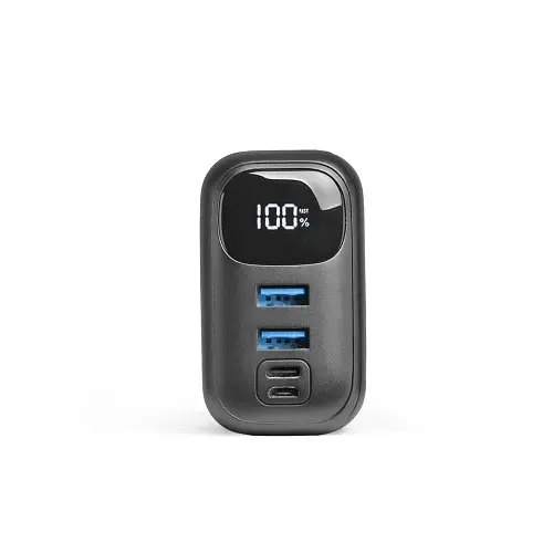 Універсальна мобільна батарея 30000 mAh, Videx VPB-297, Black, 22.5 Вт, 1xType-C (PD3.0) / 2xUSB (QC3.0), цифровий LED дисплей (VPB-297-B) - фото 3