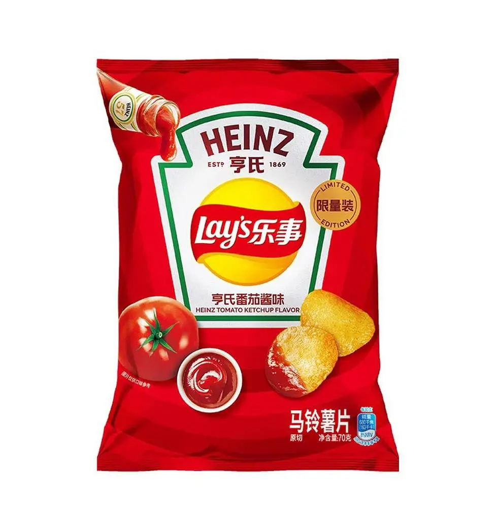 Чіпси Lay's Heinz Tomato Ketchup Flavor 70 г