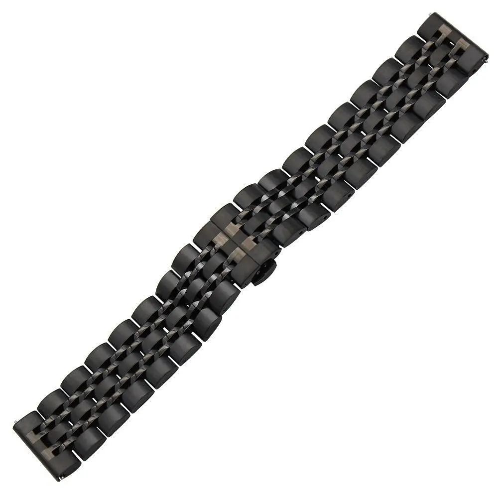 Ремінець BeWatch Classic Link Xtra сталевий для Xiaomi Amazfit Stratos/Pace/GTR 47мм для Black (1021401) - фото 3