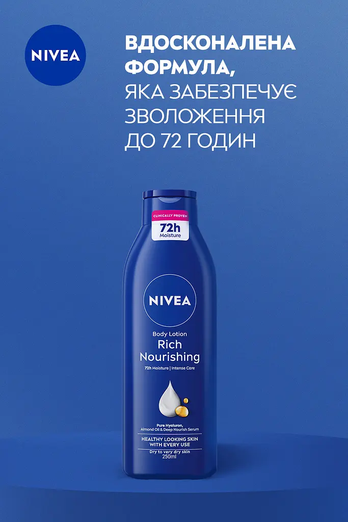 Молочко для тіла NIVEA Глибоке живлення 250 мл (80201) - фото 6