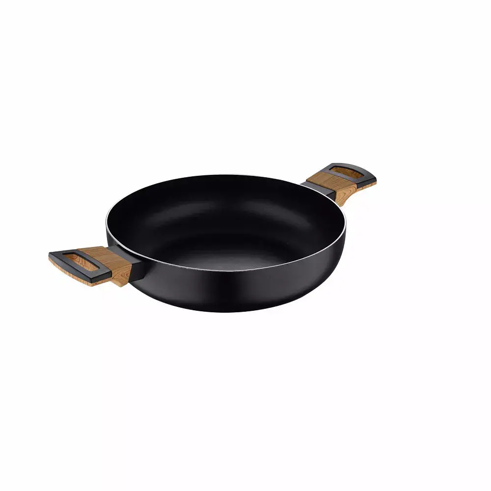 Сотейник з кришкою Bergner Earth black 28 см (BG-32038-BK) - фото 2