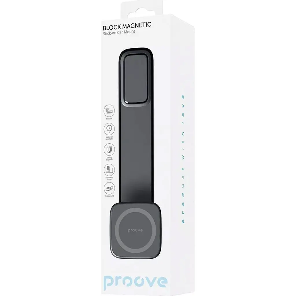 Автотримач Proove Block Magnetic Stick-on Magnetic Ring (CHBM00000001) [133341] - фото 6