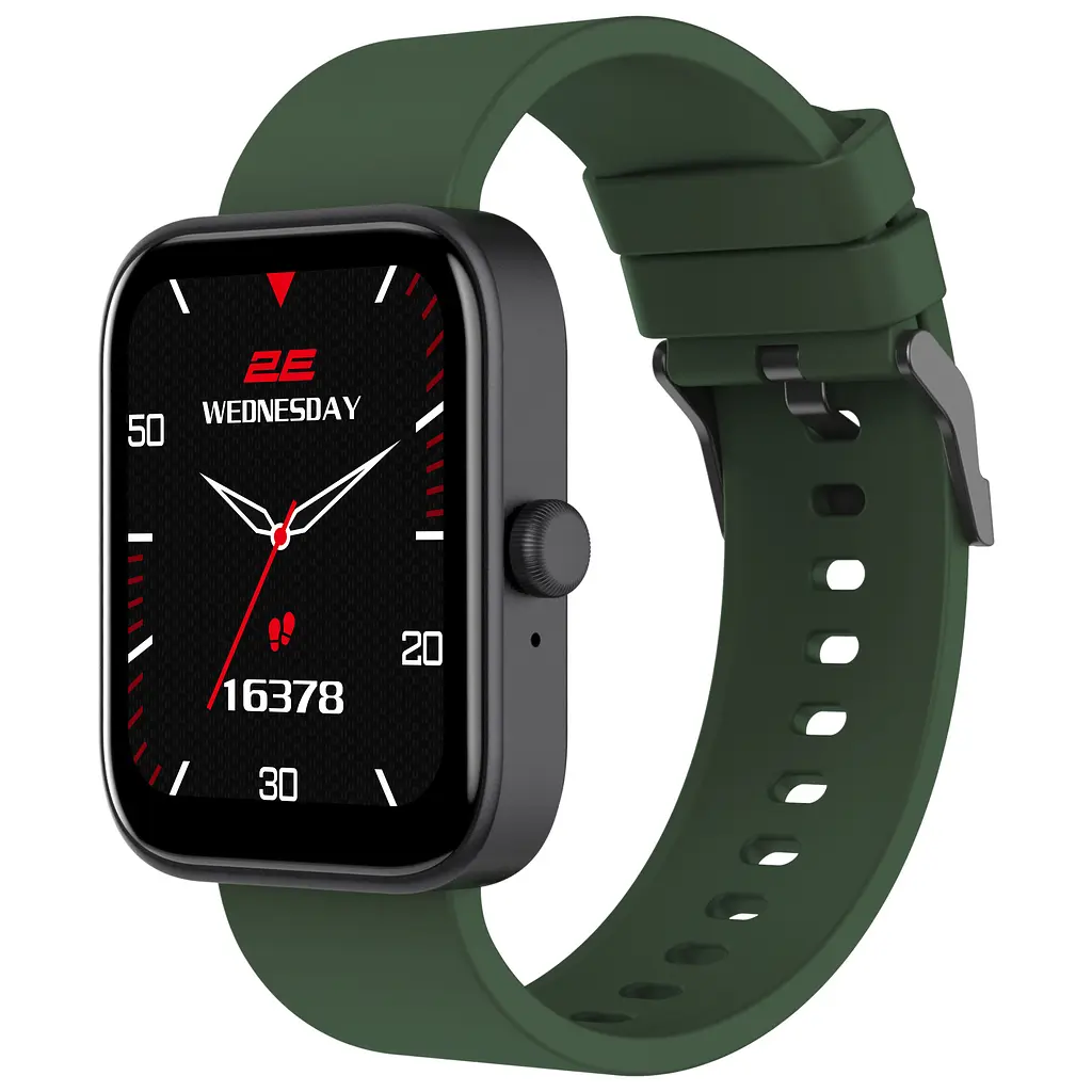 Смарт-годинник 46 mm 2E Alpha SQ Music Edition Black-Green