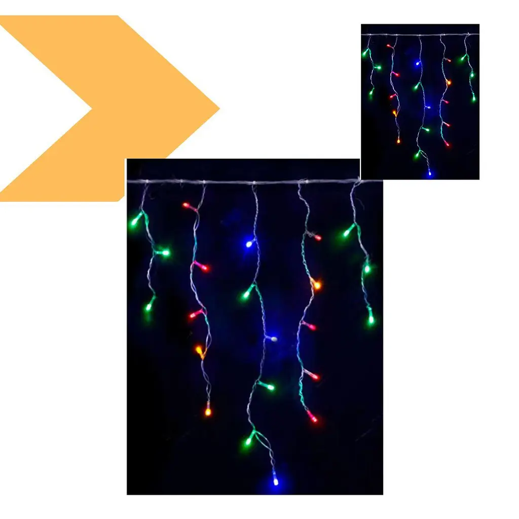Гірлянда XPRO Xmas LED 120 бурульок з RGB підсвічуванням 5 м (47673-7234_676) - фото 3