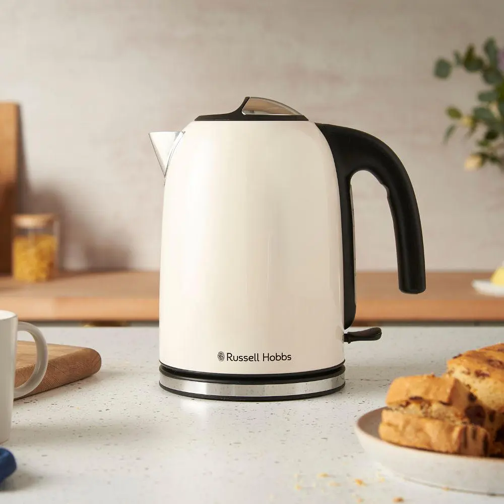 Russell Hobbs Електрочайник, 1.7 л, метал, жасмін - фото 3