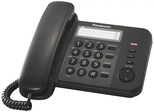Телефон Panasonic KX-TS2352UAB Чорний - фото 2