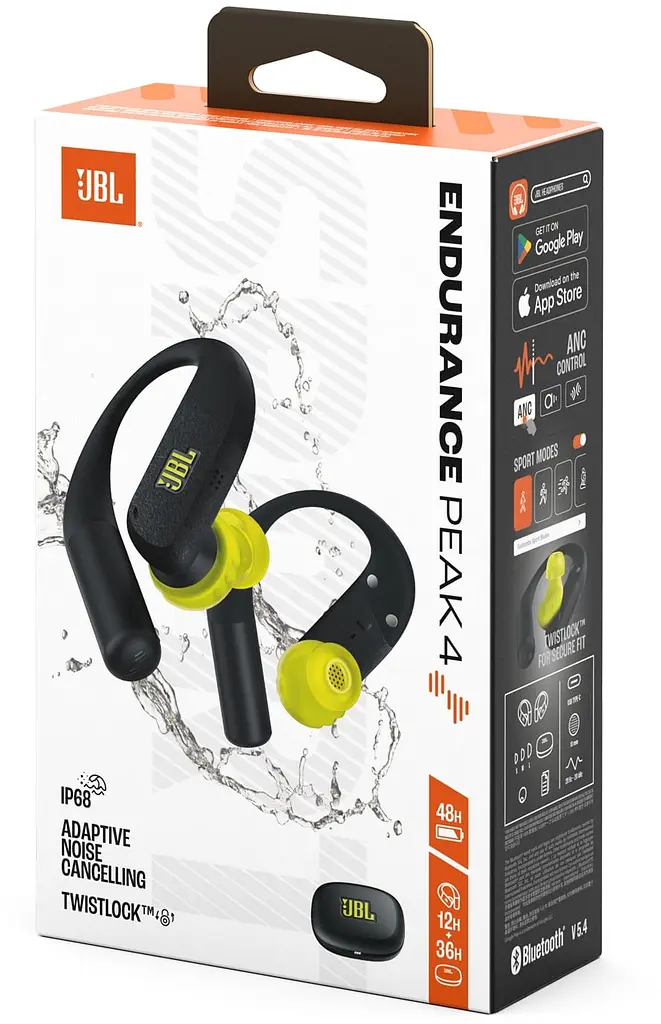 Bluetooth-гарнітура JBL Endurance Peak 4 Black (JBLENDUPEAK4BLKL) - фото 8