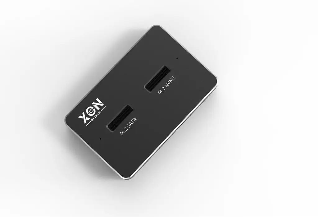 Док-станція клонувальник XON MemoryDock для двох M.2 NGFF SATA USB 3.1 Type-C Чорний (XMD1C13NG2PB 6457)