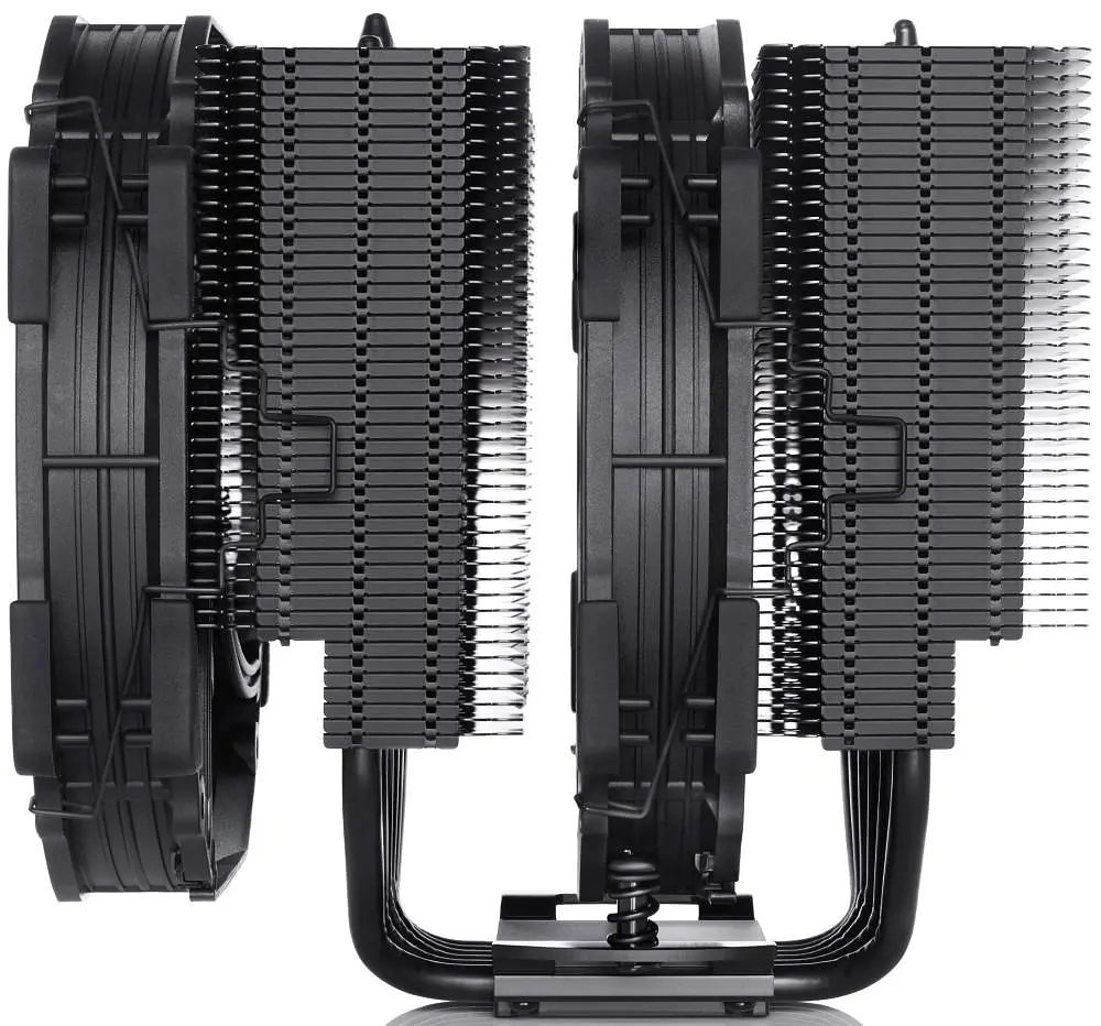 Кулер для процессора Noctua NH-D15 Chromax Black 1700 AM5 (NH-D15 CHROMAX.BLACK) - фото 5