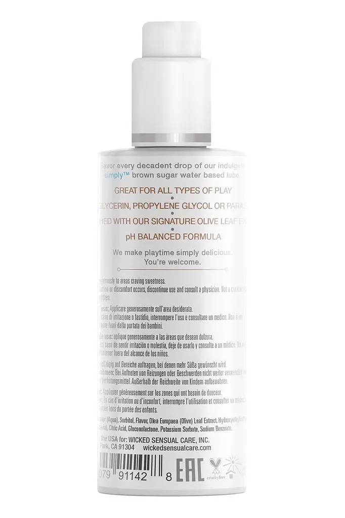 Лубрикант Wicked на водній основі зі смаком коричневого цукру 70 ml - фото 2