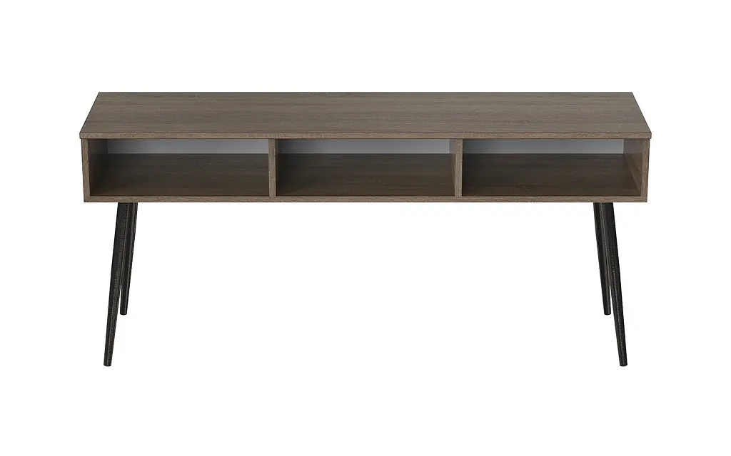Тумба под телевизор Кентукки Ferrum-decor 45x139x38 Черный металл ДСП Дуб Сонома Трюфель 16 мм (FRD-106731) - фото 4