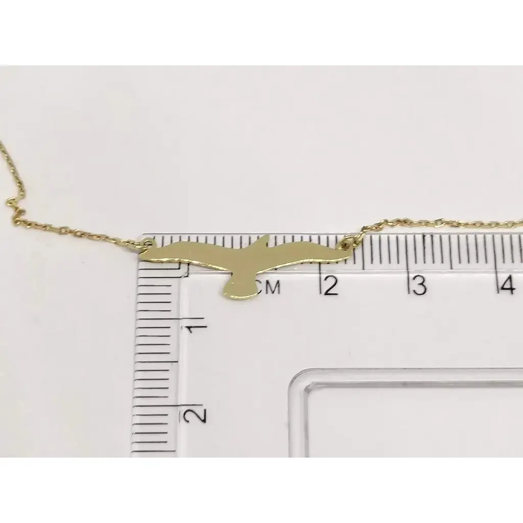 Золоте кольє Qvaliz Чайка. 859 45 - фото 4