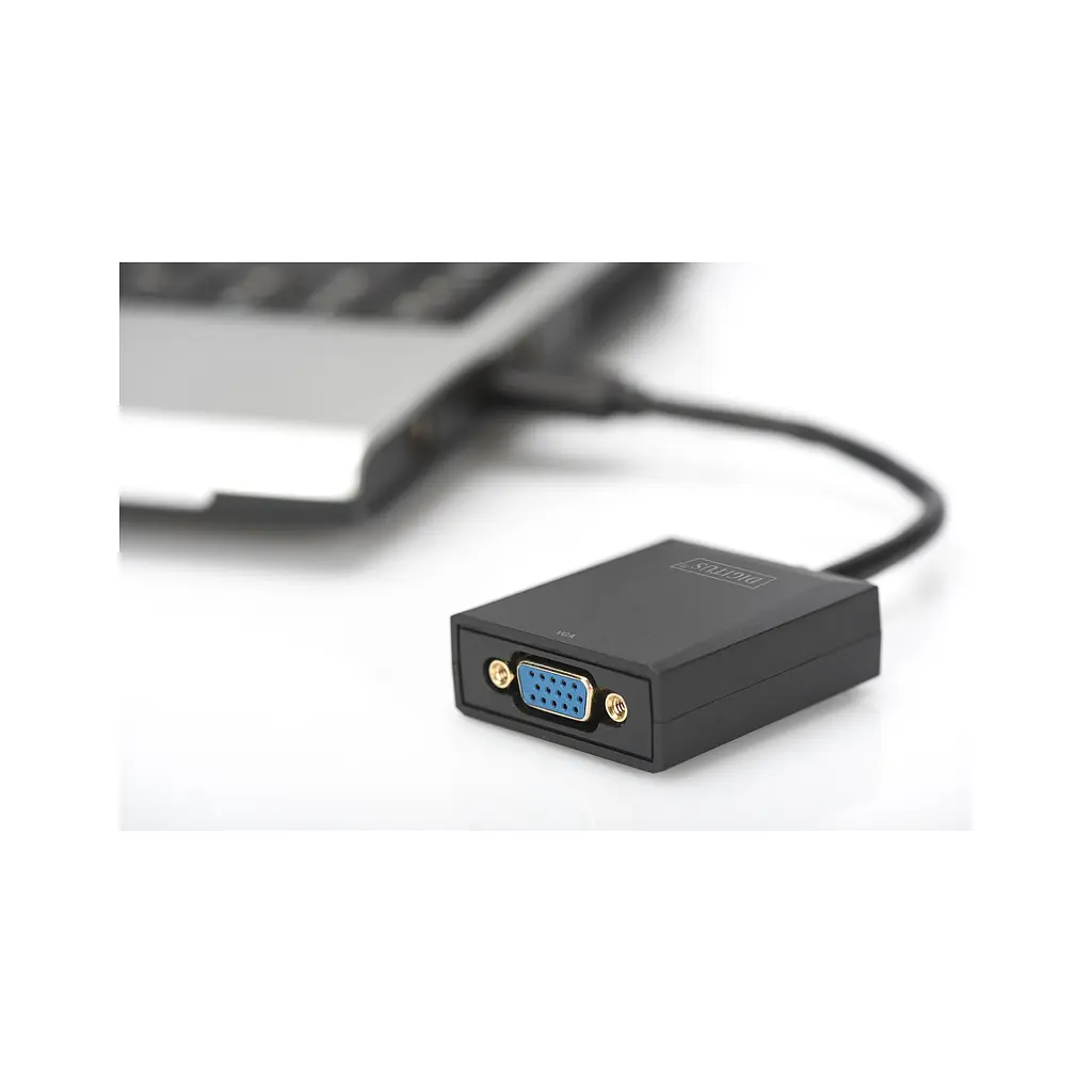 Перехідник USB 3.0 AM to VGA F 0.15m Full HD Digitus (DA-70840) - фото 2
