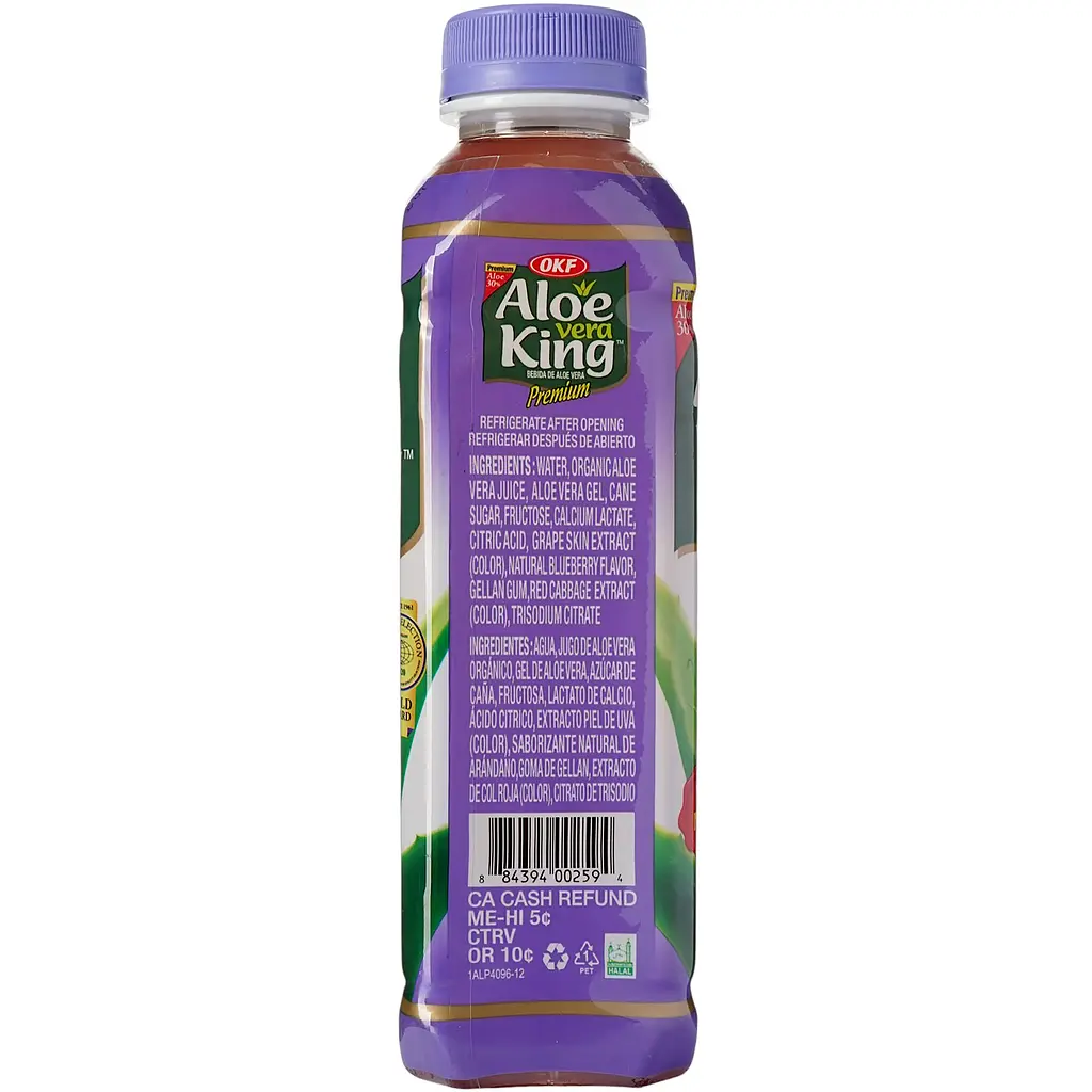 Напій OKF Aloe Vera King Blueberry 500 мл - фото 2