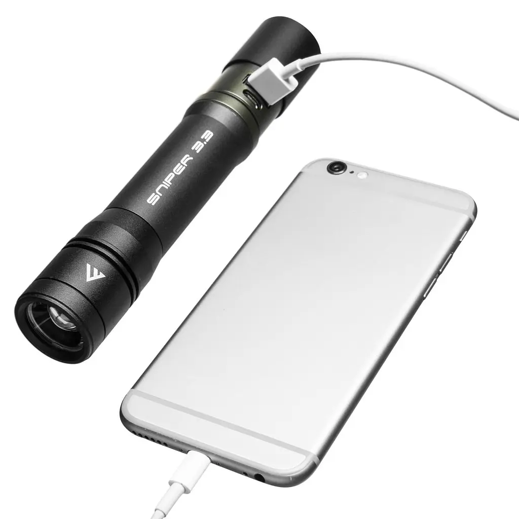 Ліхтар Mactronic Sniper 3.3 (1020 Lm) Focus Powerbank Recharg Type-C (THH0064) - фото 9