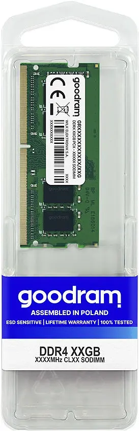 Модуль пам'яті Goodram SO-DIMM DDR4 8GB 2666MHz (GR2666S464L19S/8G) - фото 2