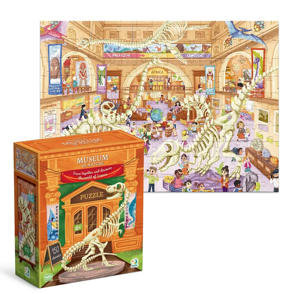 Детский виммельпазл "Музей Природы" DoDo Toys 300639, 150 элементов - фото 2