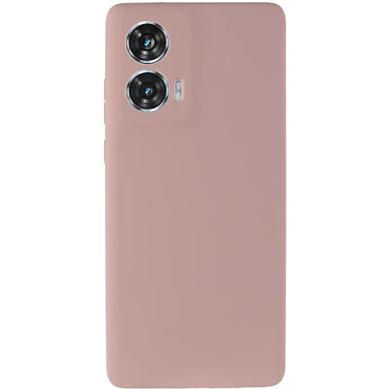 Чехол Silicone Cover Lakshmi Full Camera (AA) для Motorola Edge 50 Розовый / Pink Sand - фото 2