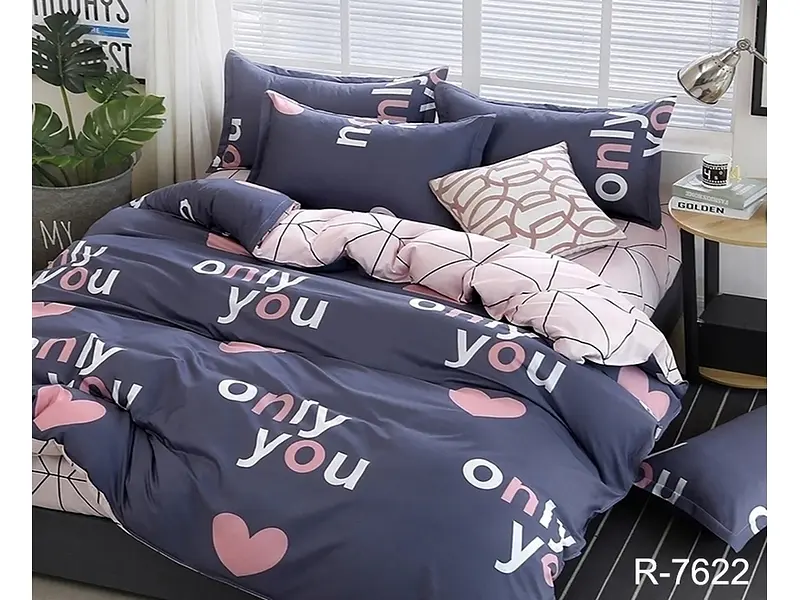 Комплект постільної білизни Євро TAG tekstil pbe0025634 - фото 2