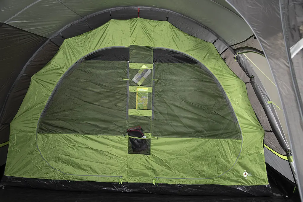 Намет шестимісний High Peak Bozen 6.0 Light Grey/Dark Grey/Green (11837) - фото 4
