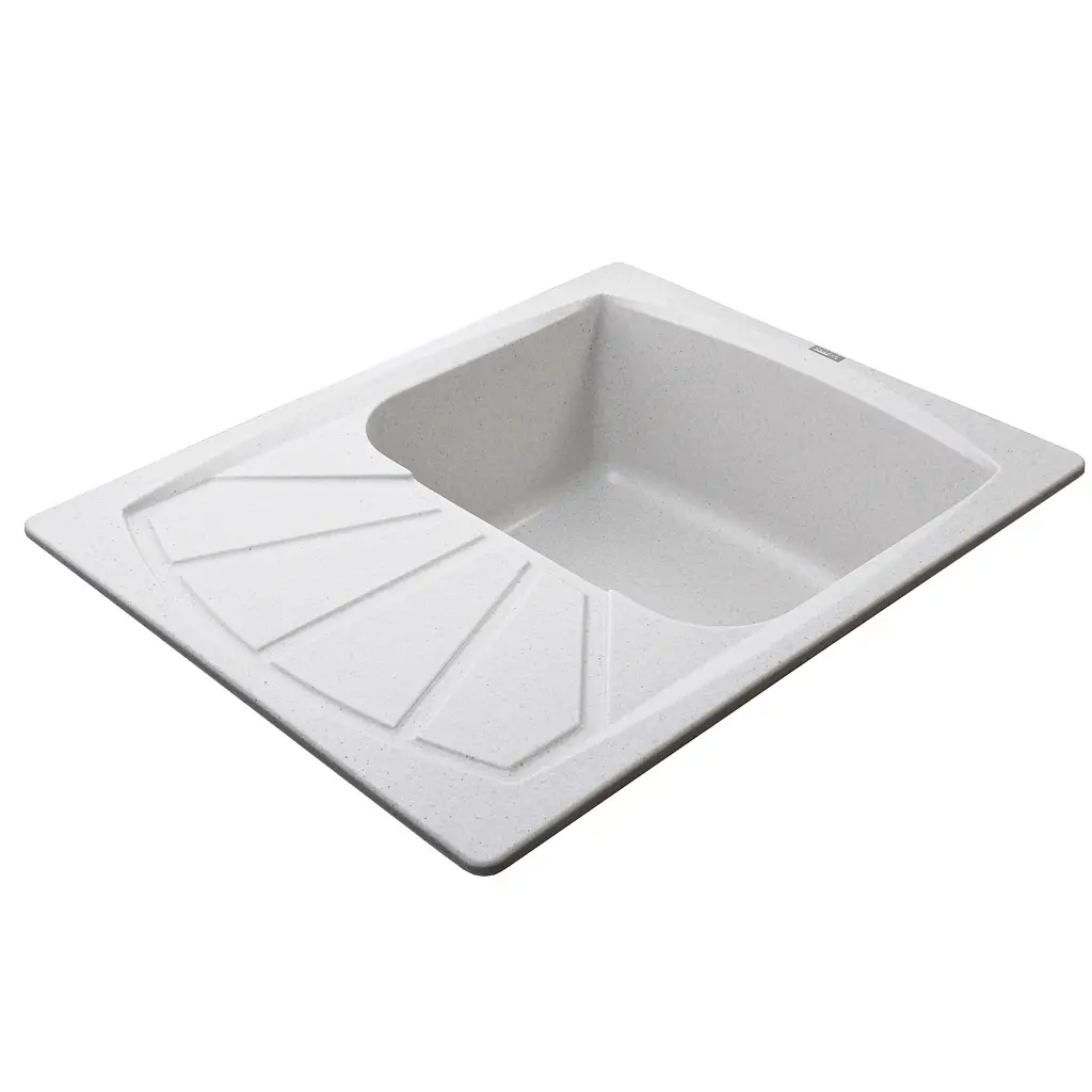 Гранітна мийка Globus Lux Tana перлина 650x500мм 000022416, Сірий - фото 4