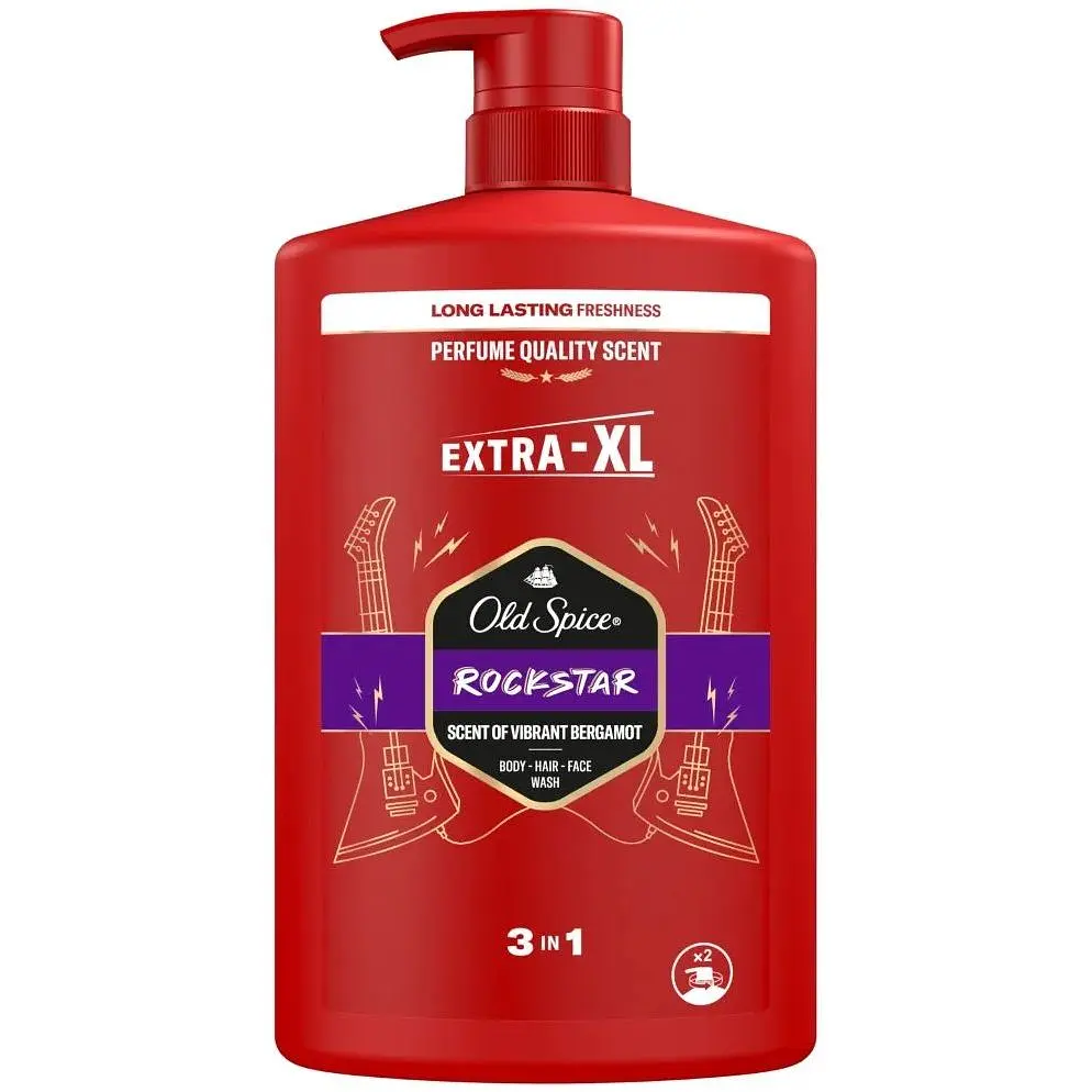 Гель для душу Old Spice 3-в-1 Rockstar 1000 мл (8006530074001)