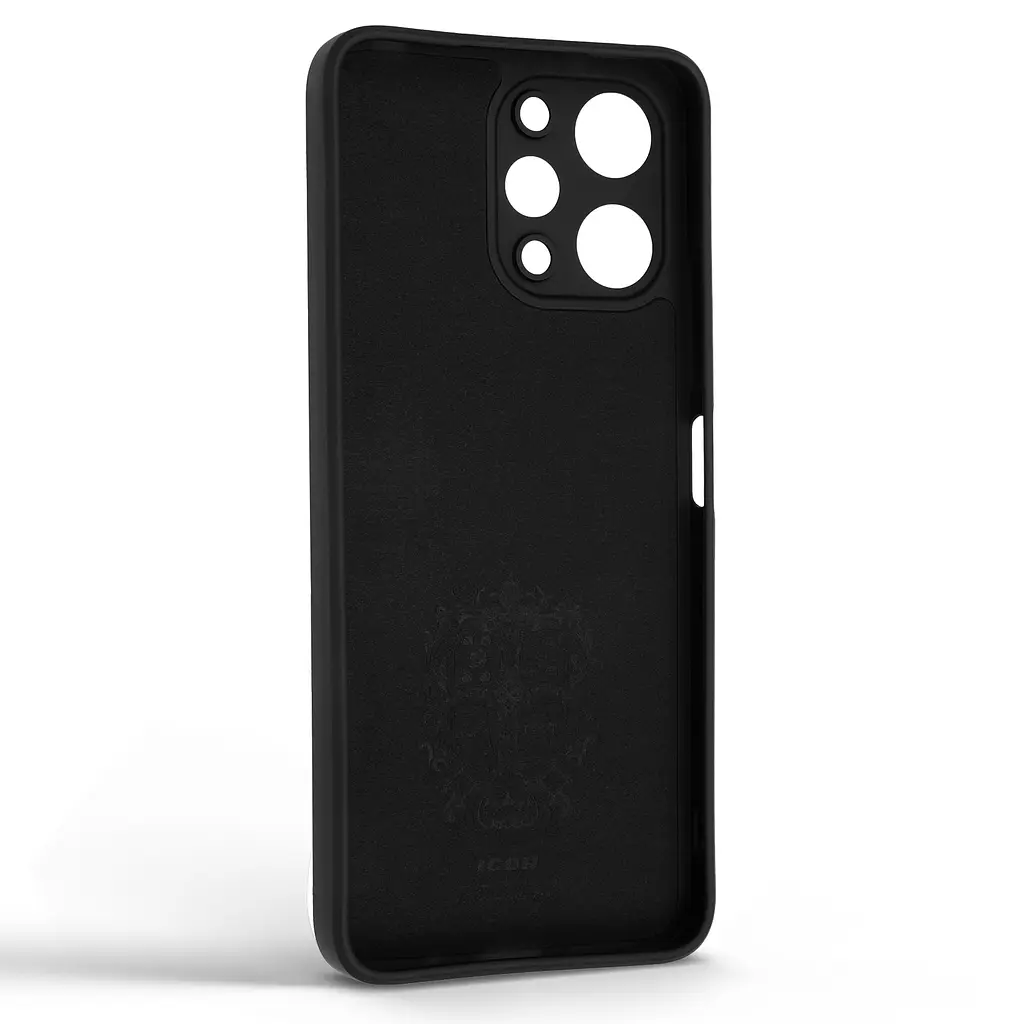 Силиконовый чехол для Xiaomi Redmi 12 4G, Icon Ring, черный, панель-накладка, с кольцом-подставкой на 360°, противоударный, возможность использования магнитных держателей, ArmorStandart (ARM68815) - фото 2