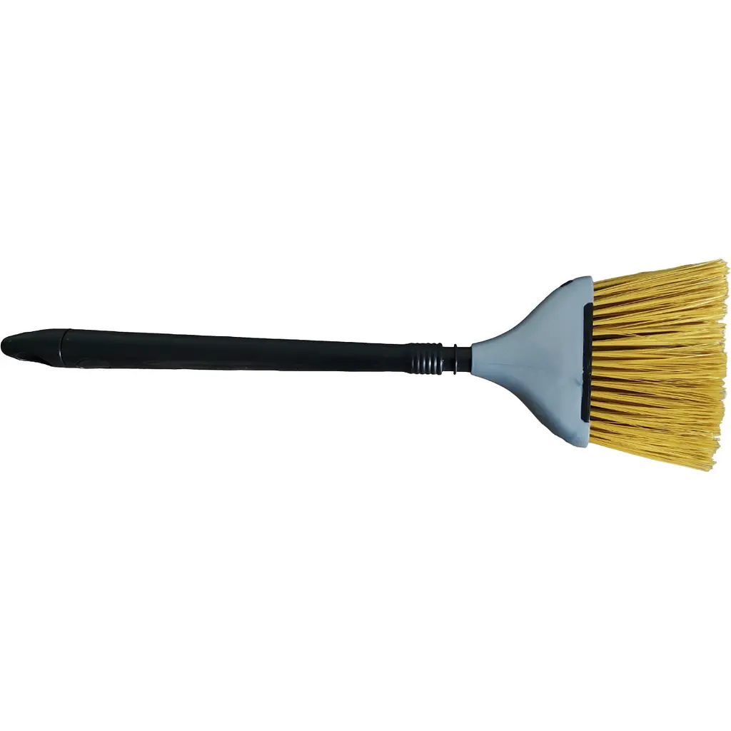 Веник Zambak Plastik №1 пластмассовый со съемной ручкой 15х67 см серый (ZP-260g) - фото 3