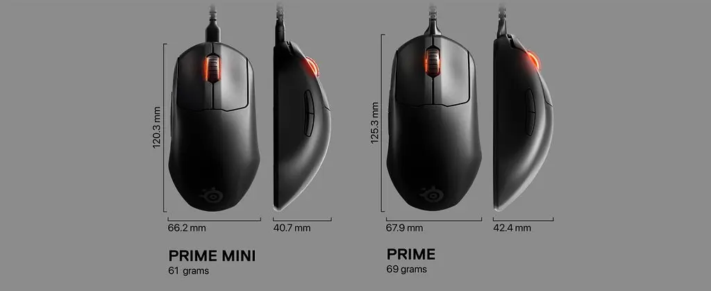 Миша SteelSeries Prime Mini Black (62421) [87278] - фото 6