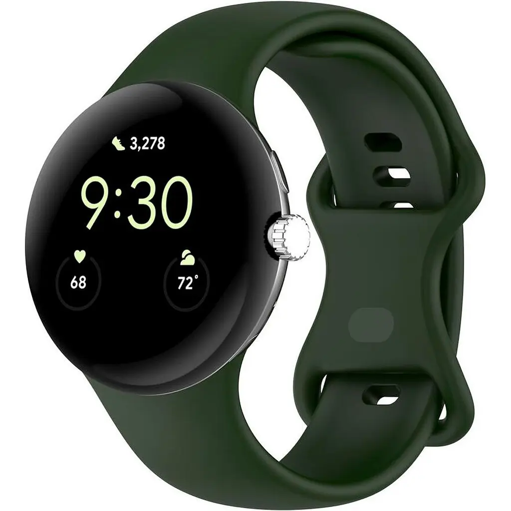 Ремінець ArmorStandart Silicon Band для Google Pixel Watch/Watch 2/Watch 3/Watch 4 Field Green (ARM75414) [105454] - фото 3