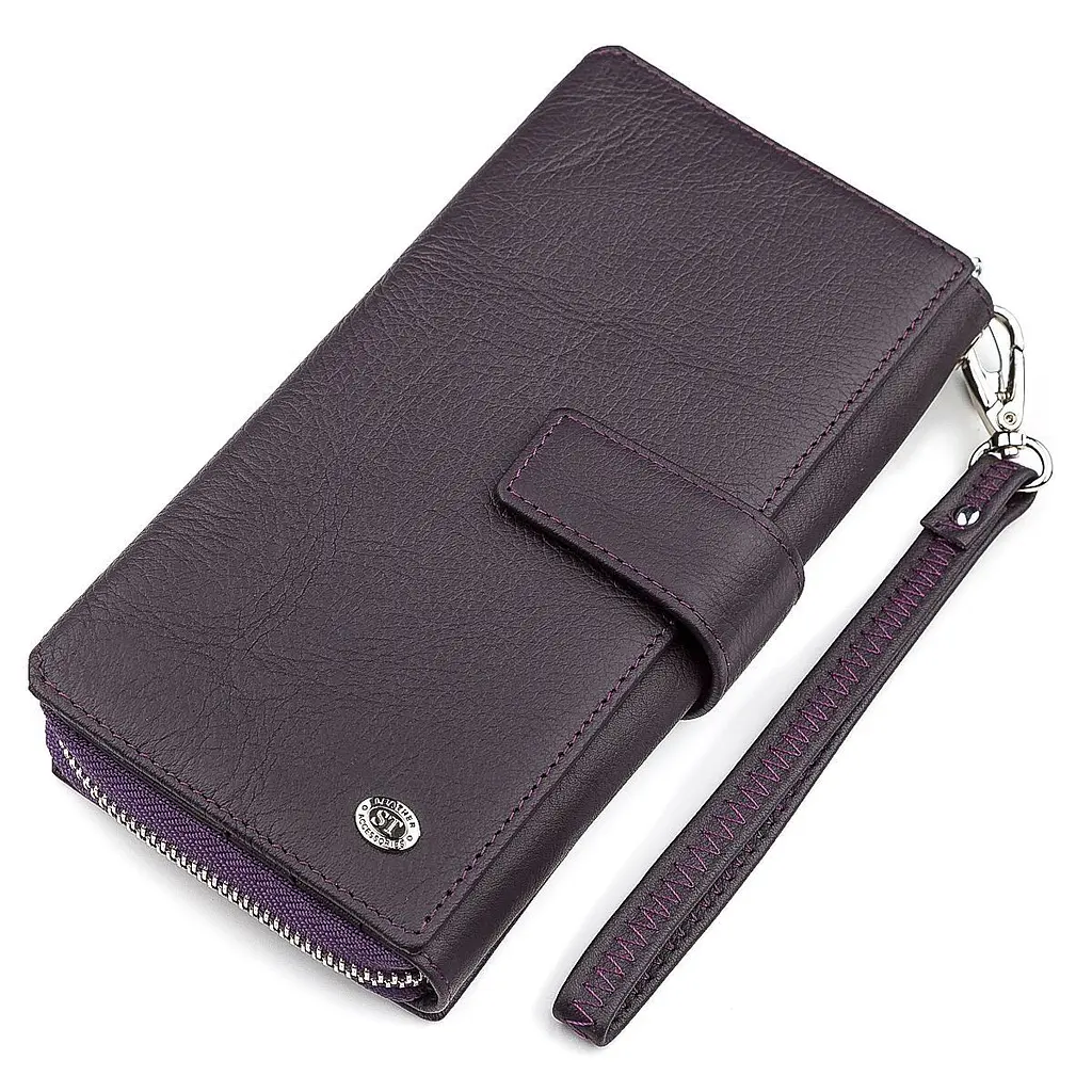 Гаманець жіночий ST Leather 18455 (ST228) зручний фіолетовий - фото 4