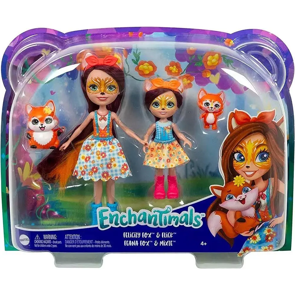 Лялька Enchantimals Лисичка Фелісіті з молодшою сестрою (HCF81) - фото 2